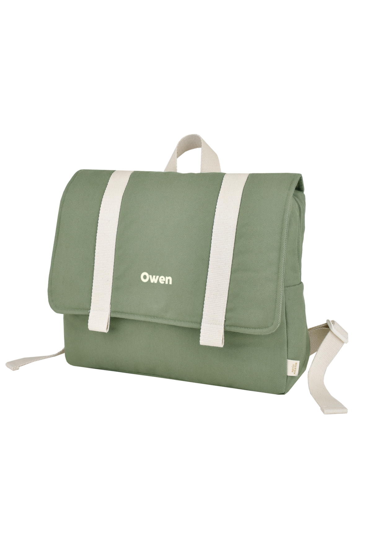 personalizable soft nursery school bag for children