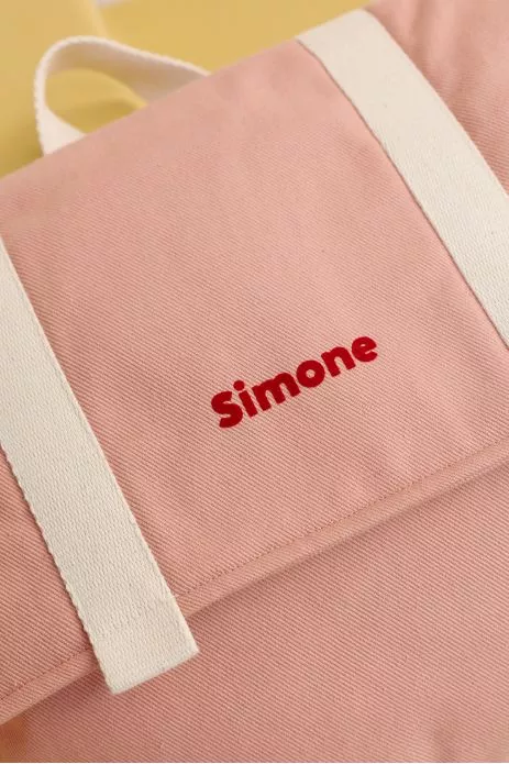 personalizable soft school bag for preschool children