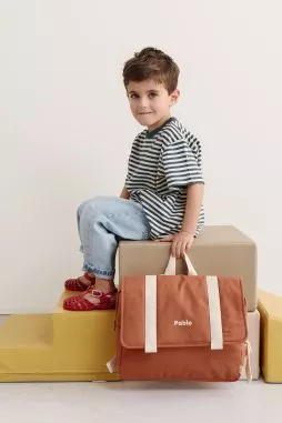 personalizable soft school bag for preschool children