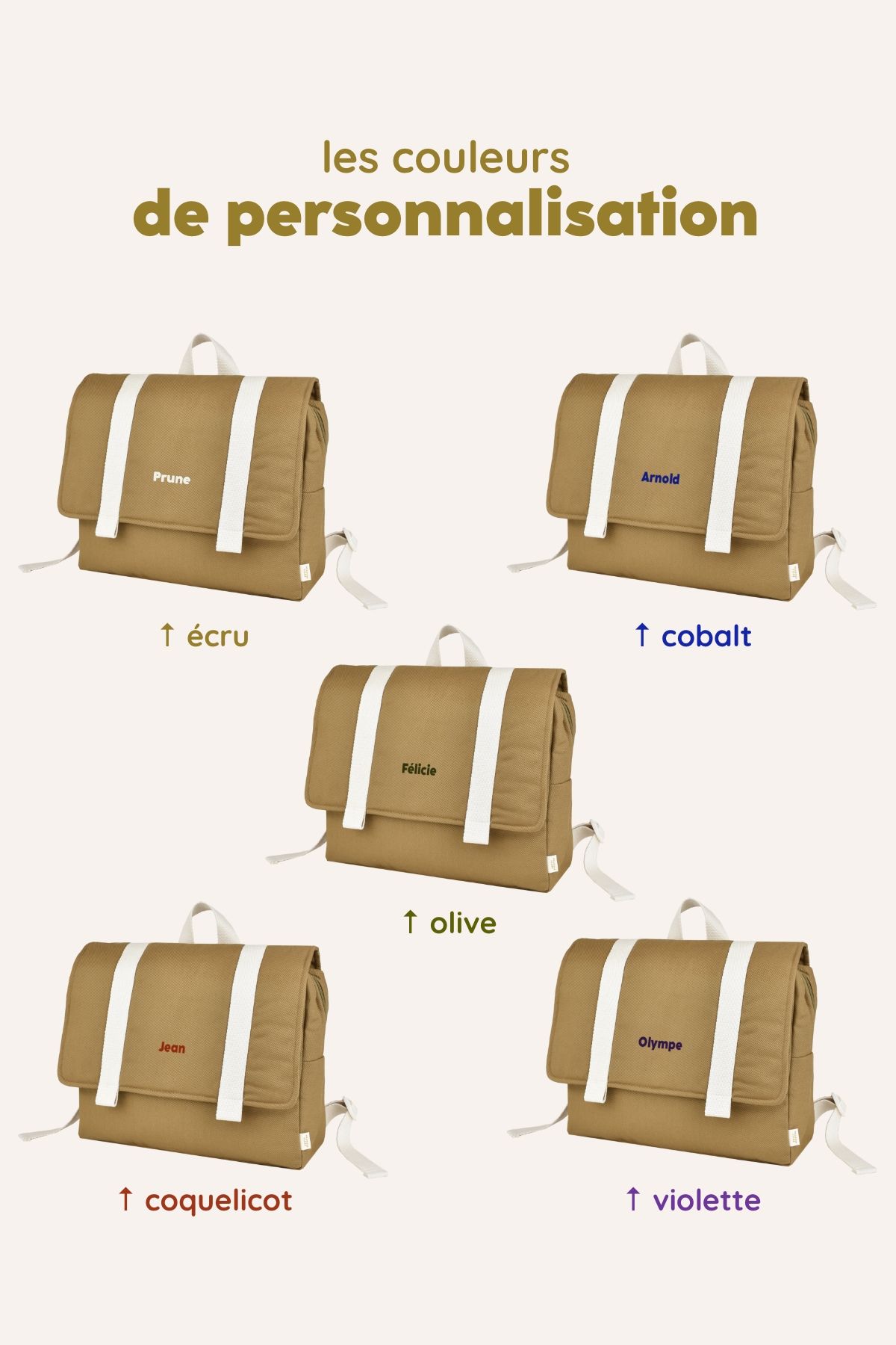 mochila escolar flexible personalizable para niño de preescolar