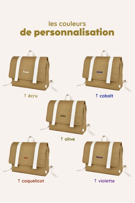 mochila escolar flexible personalizable para niño de preescolar