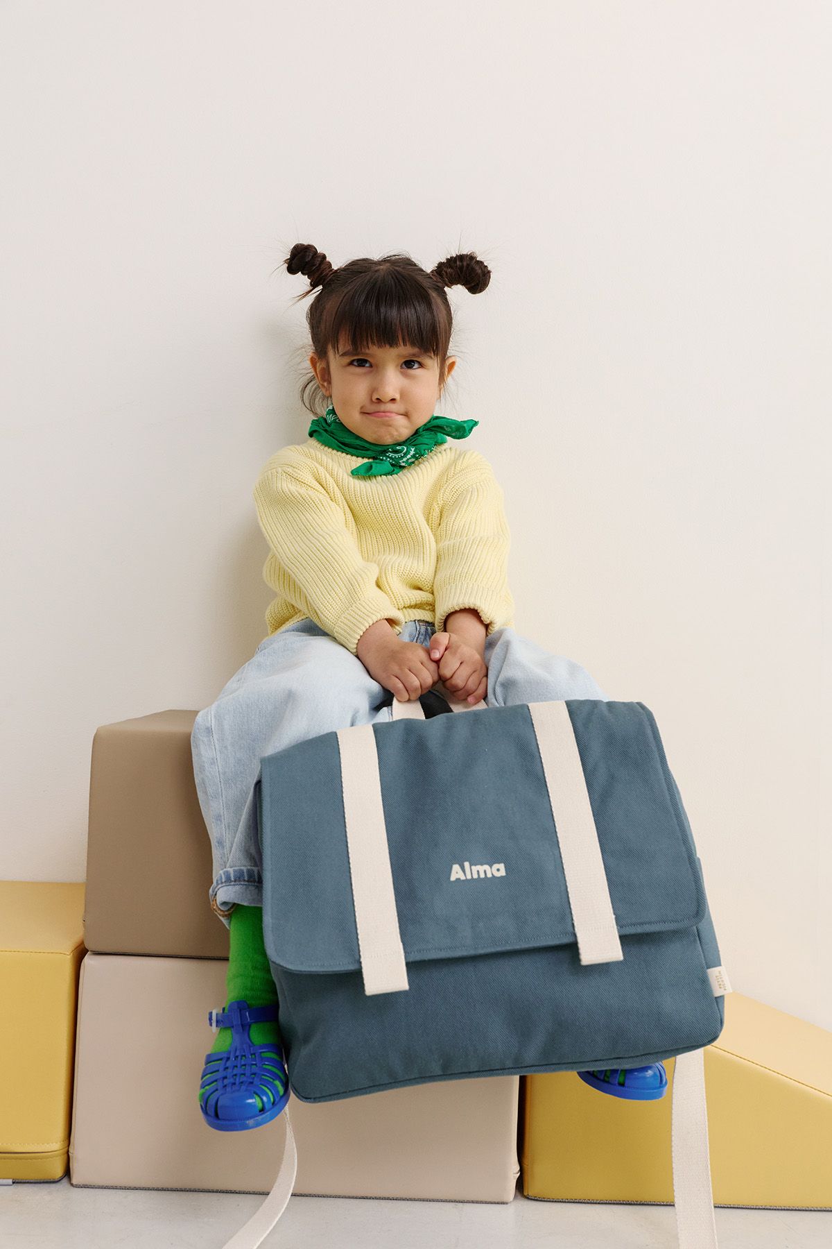 personalizable soft school bag for preschool children