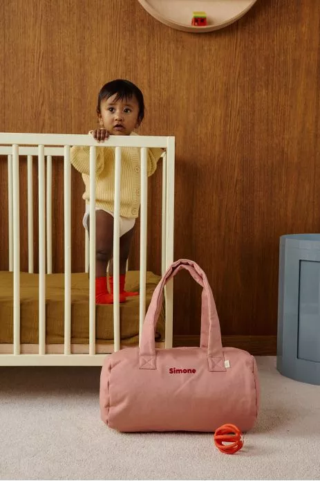 bolso bowling personalizable para bebé y niño en algodón