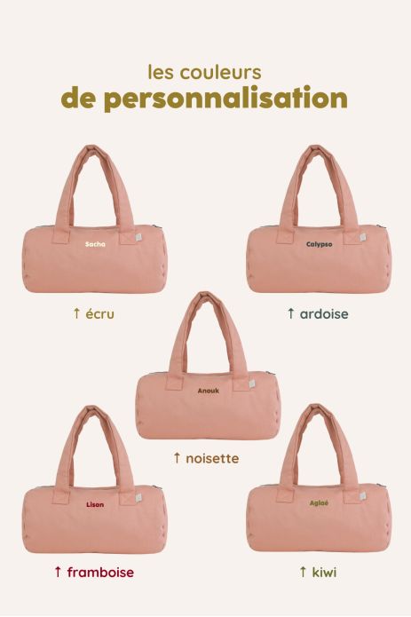 bolso bowling personalizable para bebé y niño en algodón
