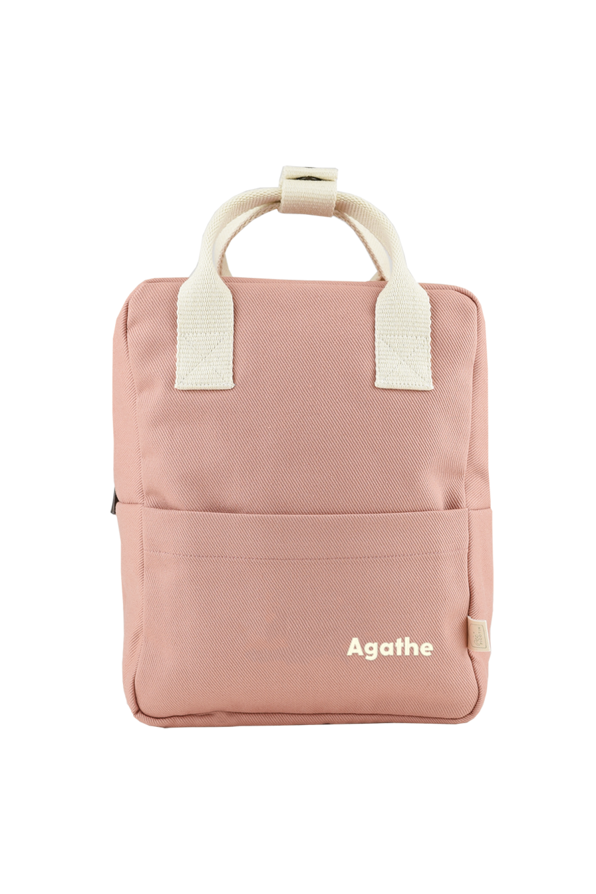 personalizable children's cotton backpack perfect for nursery school