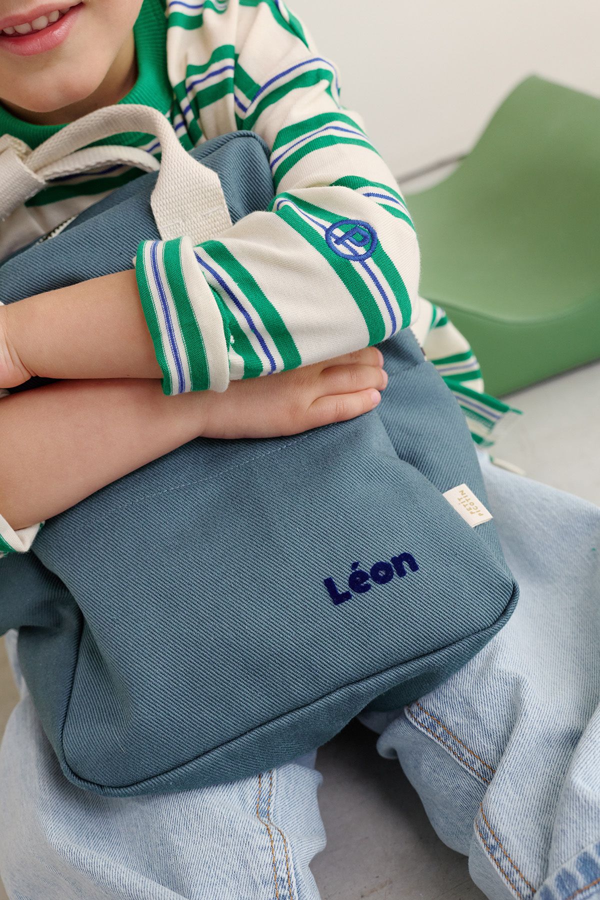 mochila infantil personalizable en algodón perfecta para la guardería