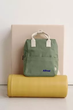 mochila infantil personalizable en algodón perfecta para la guardería