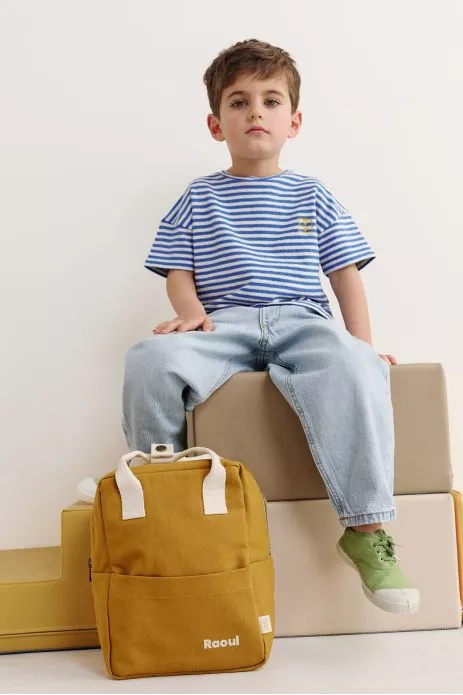 mochila infantil personalizable en algodón perfecta para la guardería