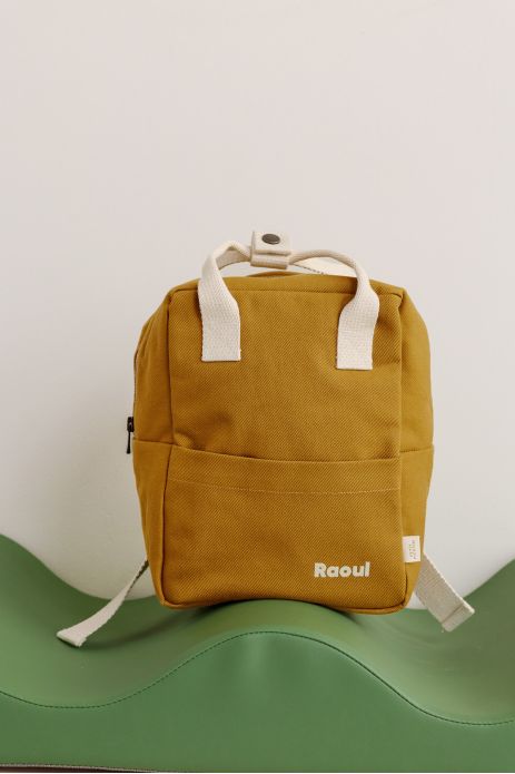 personalizable children's cotton backpack perfect for nursery school