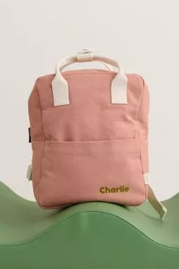 mochila infantil personalizable en algodón perfecta para la guardería