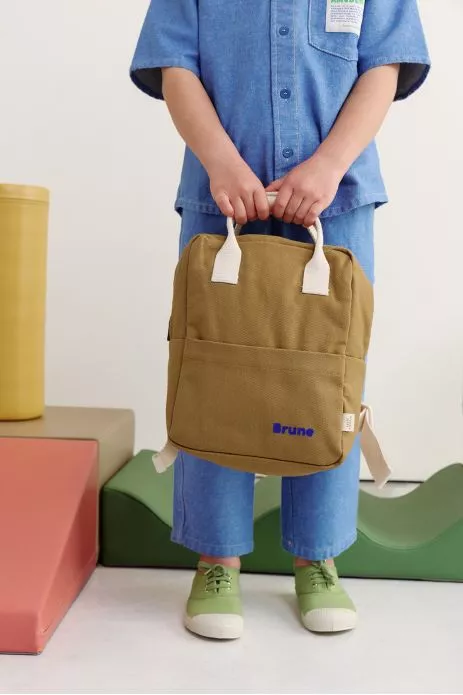 personalizable children's cotton backpack perfect for nursery school