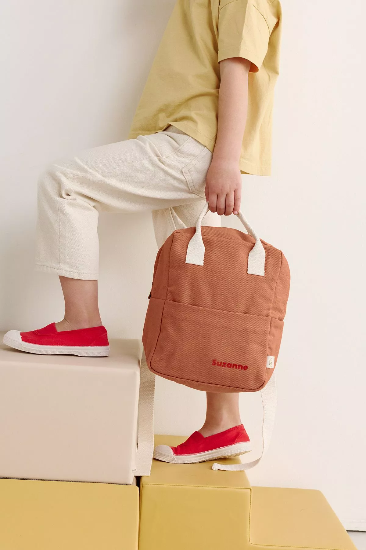 sac à dos enfant personnalisable en coton parfait pour l'école maternelle