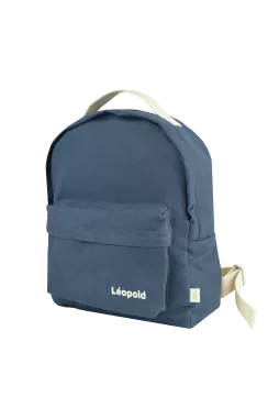 Personalized timeless cotton school backpack for children