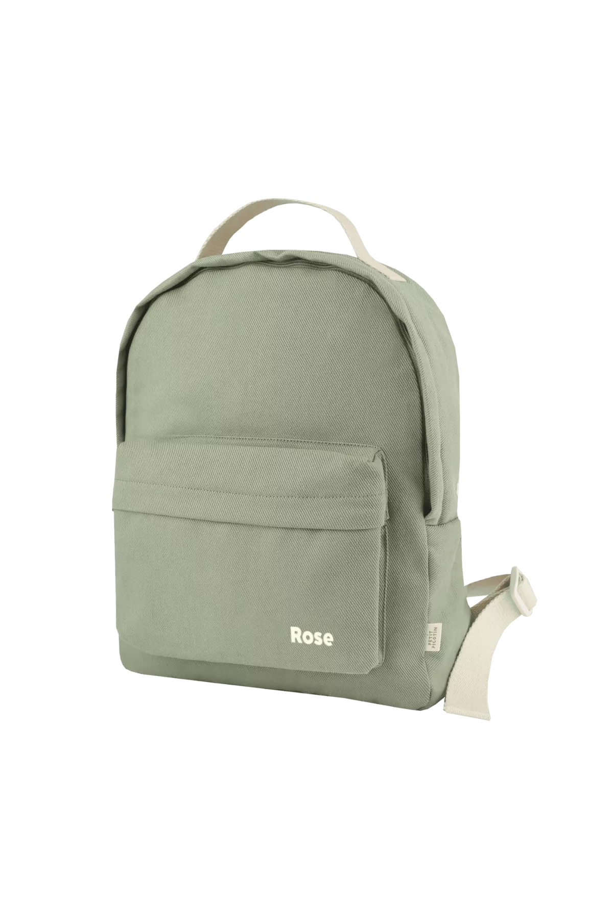 Personalized timeless cotton school backpack for children