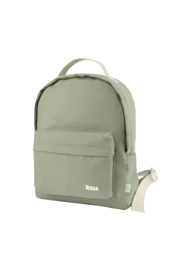 Personalized timeless cotton school backpack for children