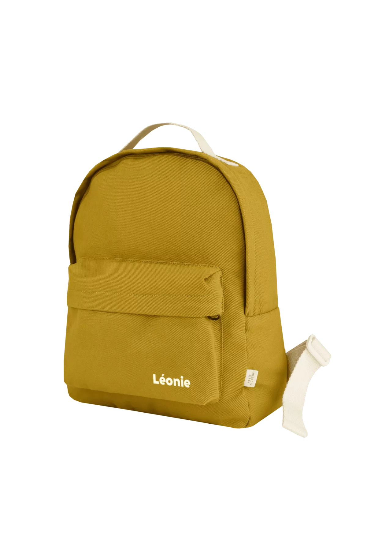 Personalized timeless cotton school backpack for children