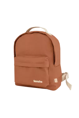 Personalized timeless cotton school backpack for children
