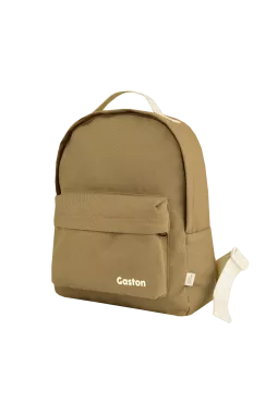 Personalized timeless cotton school backpack for children