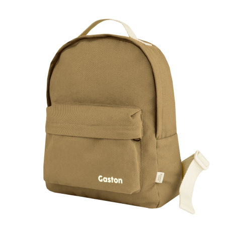 Personalized timeless cotton school backpack for children