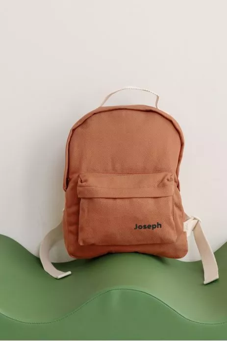 Sac à dos personnalisé école en coton intemporel enfant