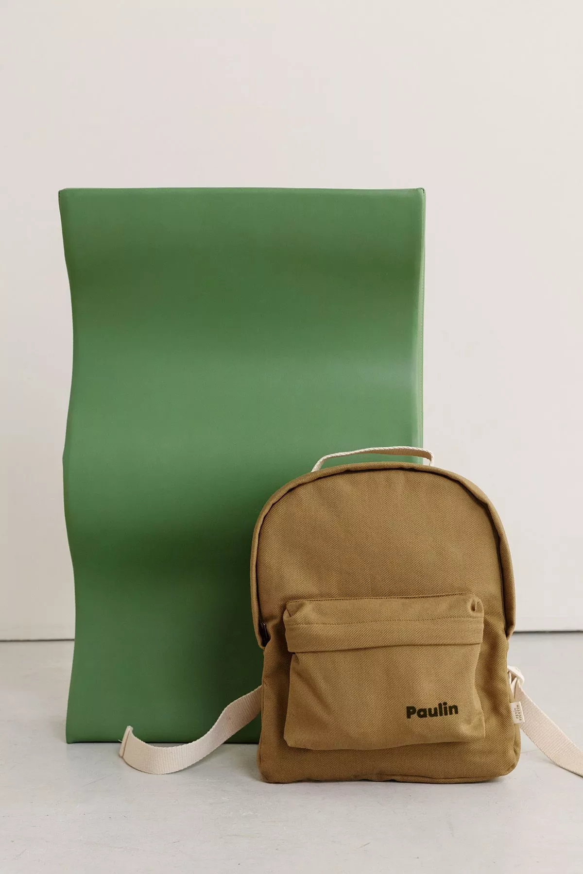 Mochila personalizada escolar de algodón atemporal para niños