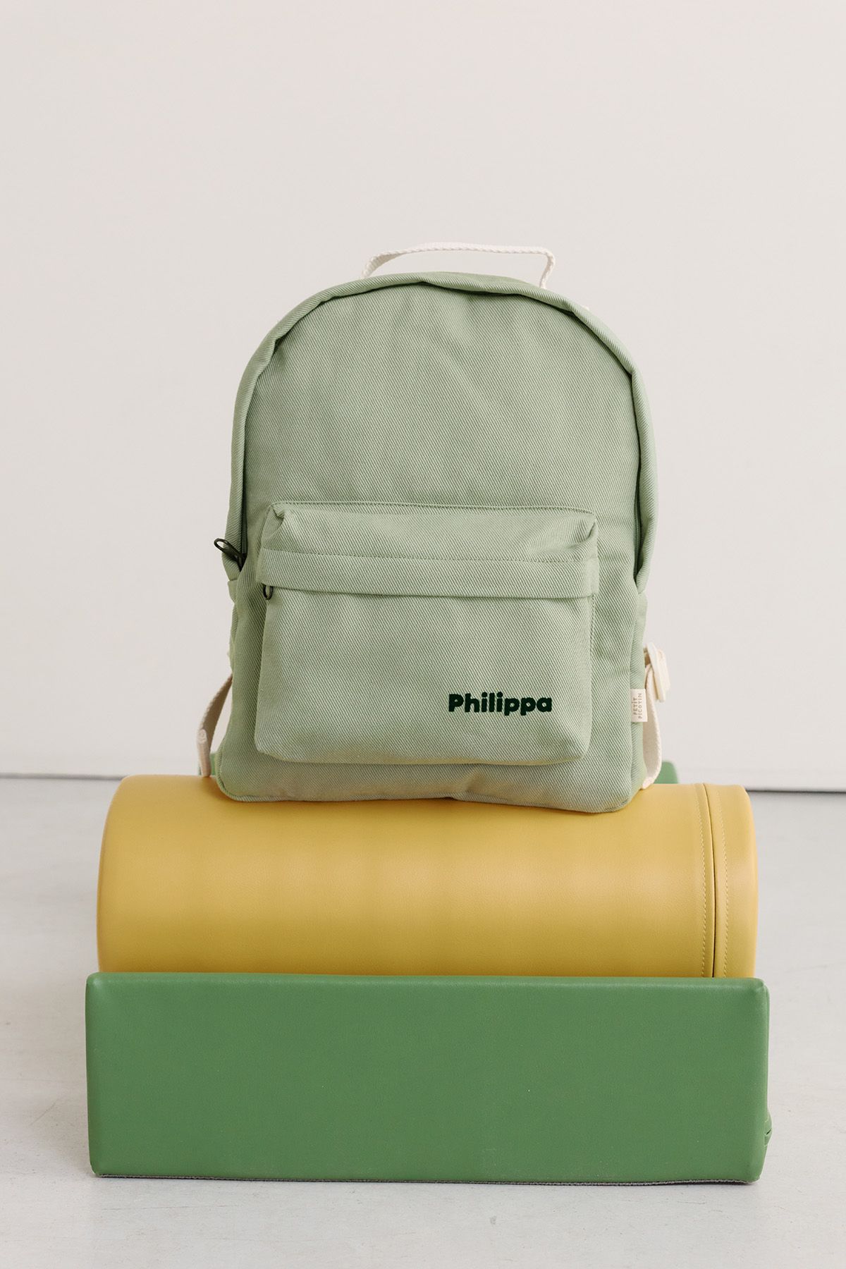 Sac à dos personnalisé école en coton intemporel enfant