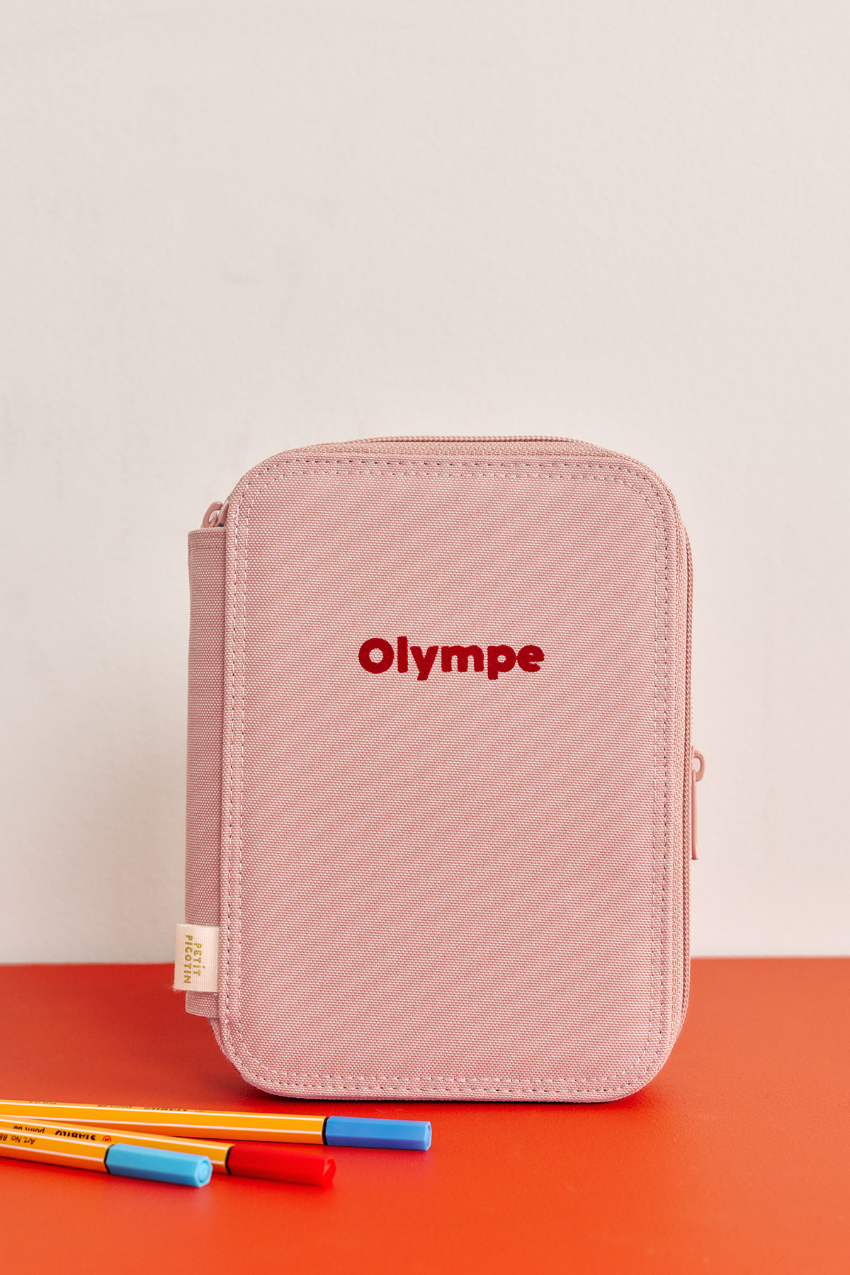 personalisable folding pencil case for children