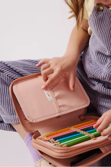 trousse à crayons pliante personnalisable pour enfant