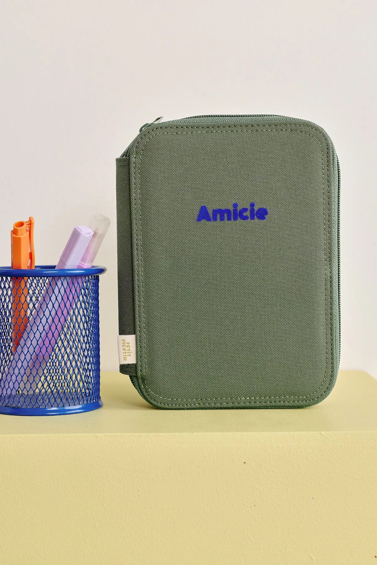 trousse à crayons pliante personnalisable pour enfant