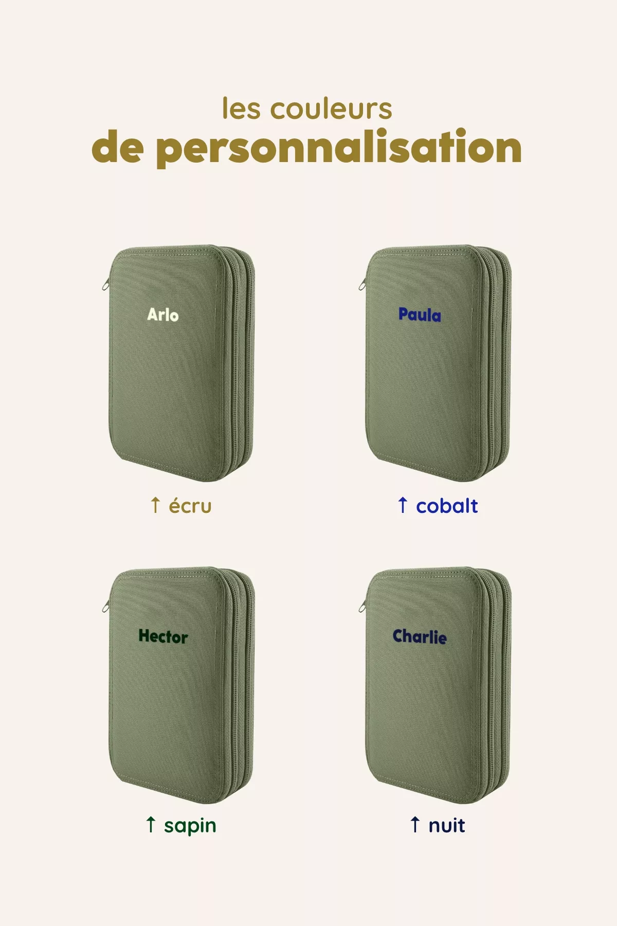 estuche de lápices plegable personalizable para niños