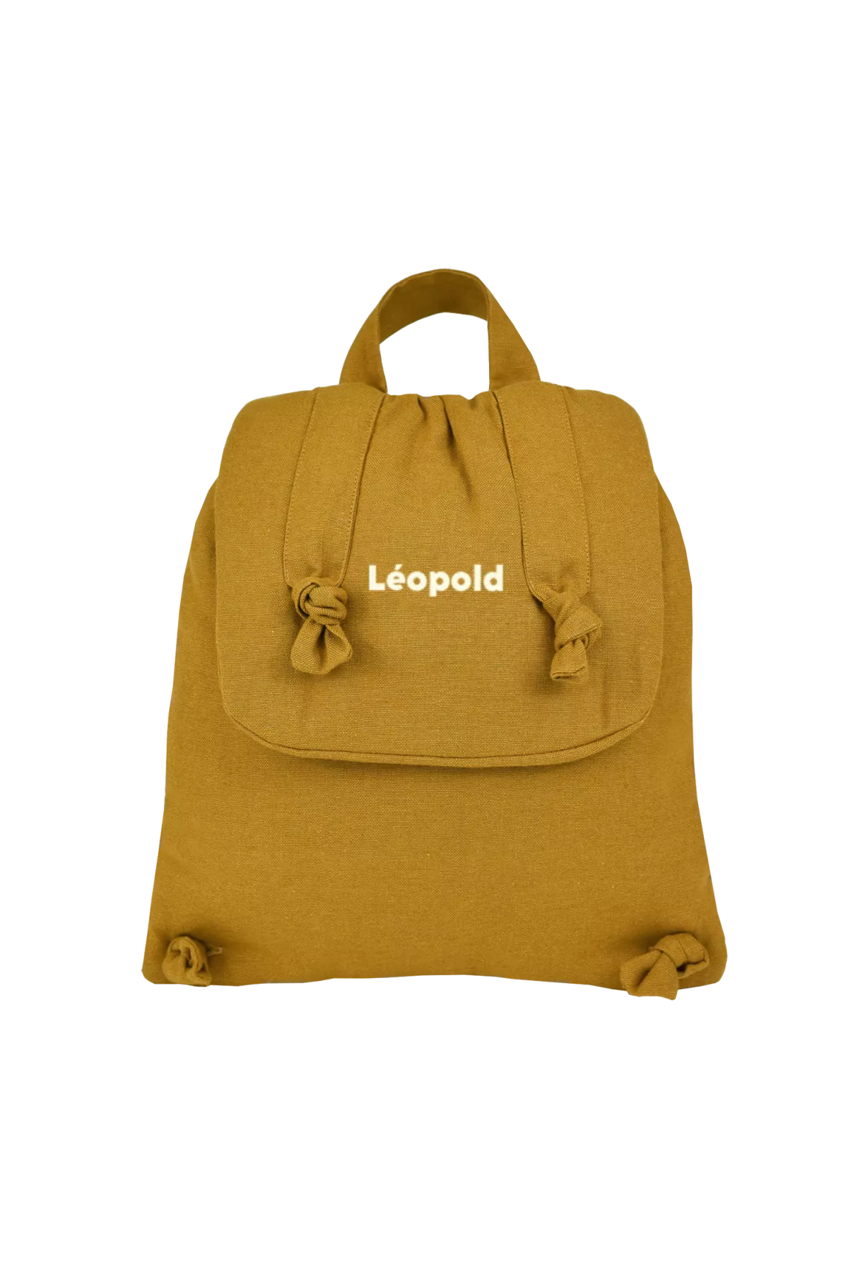 mochila de bebé de lino personalizable regalo nacimiento guardería escuela infantil