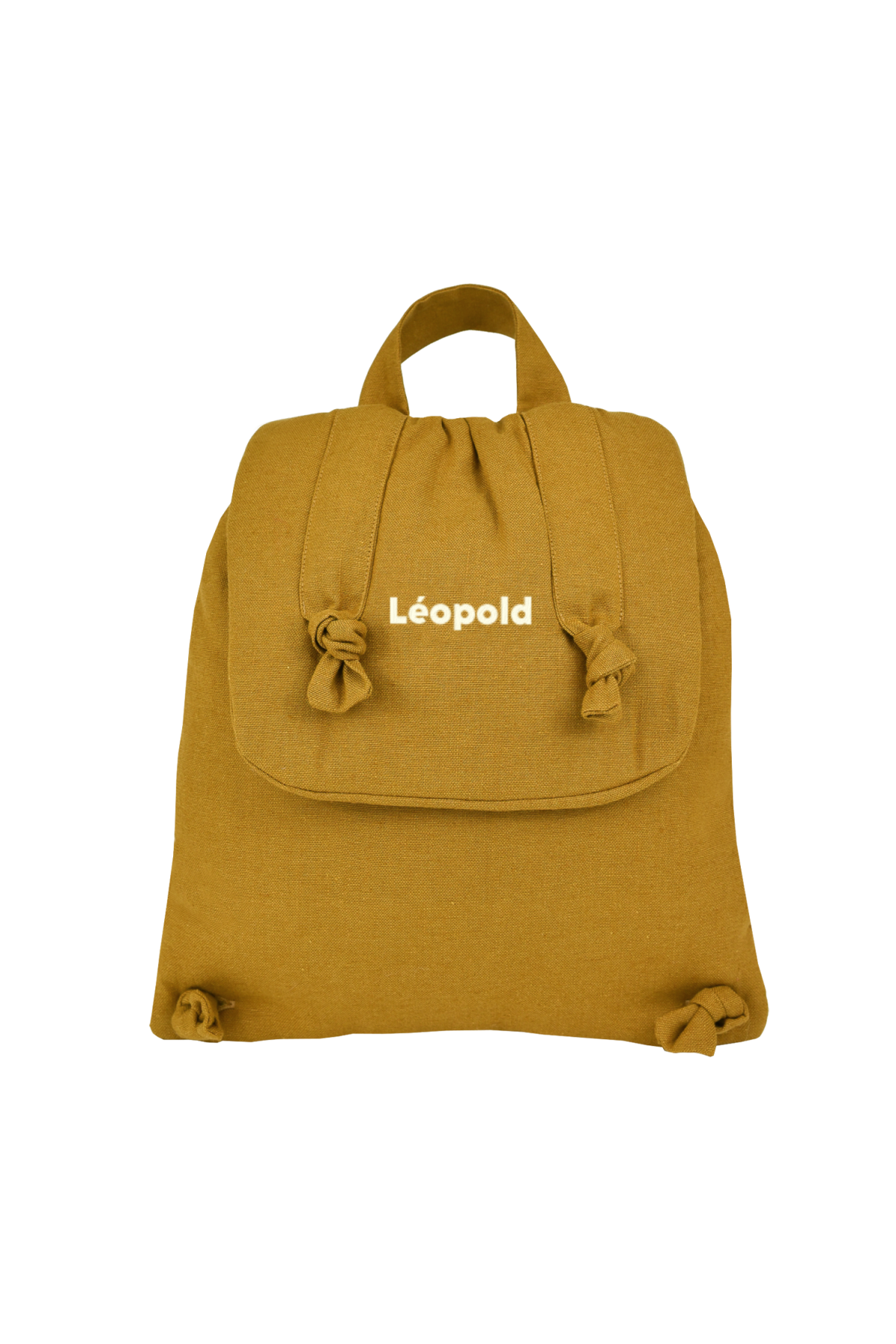 personalizable linen baby backpack gift for birth nursery preschool
