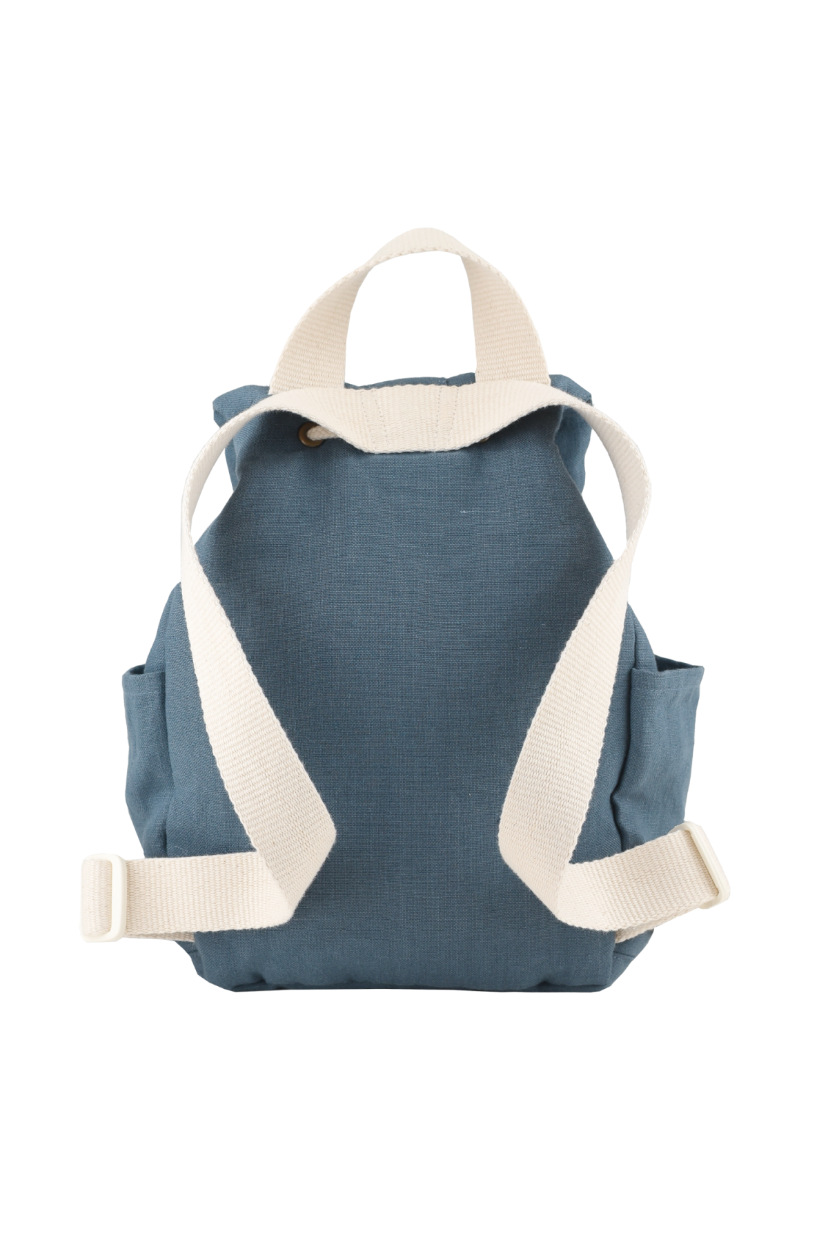 mochila de bebé de lino personalizable con asas ajustables