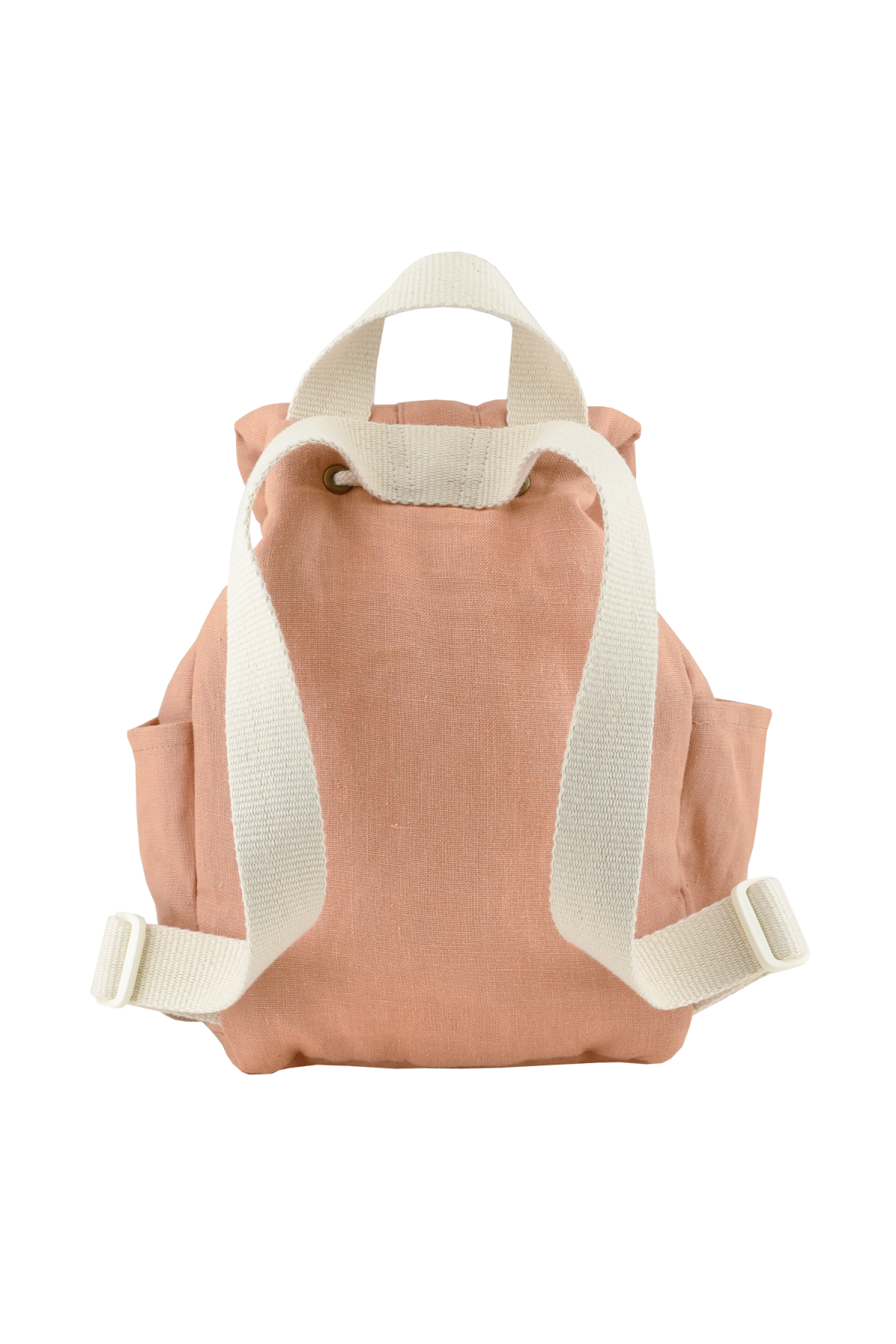 mochila de bebé de lino personalizable con asas ajustables