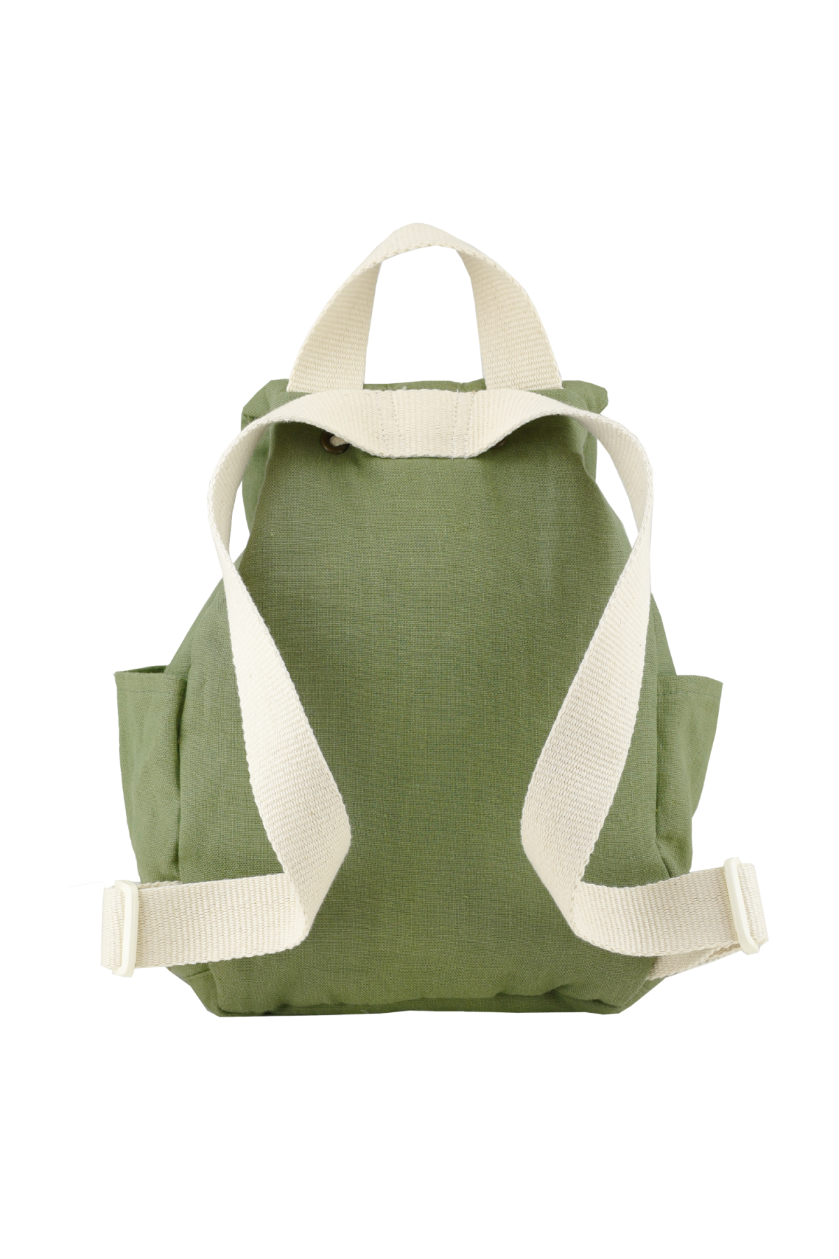 mochila de bebé de lino personalizable con asas ajustables