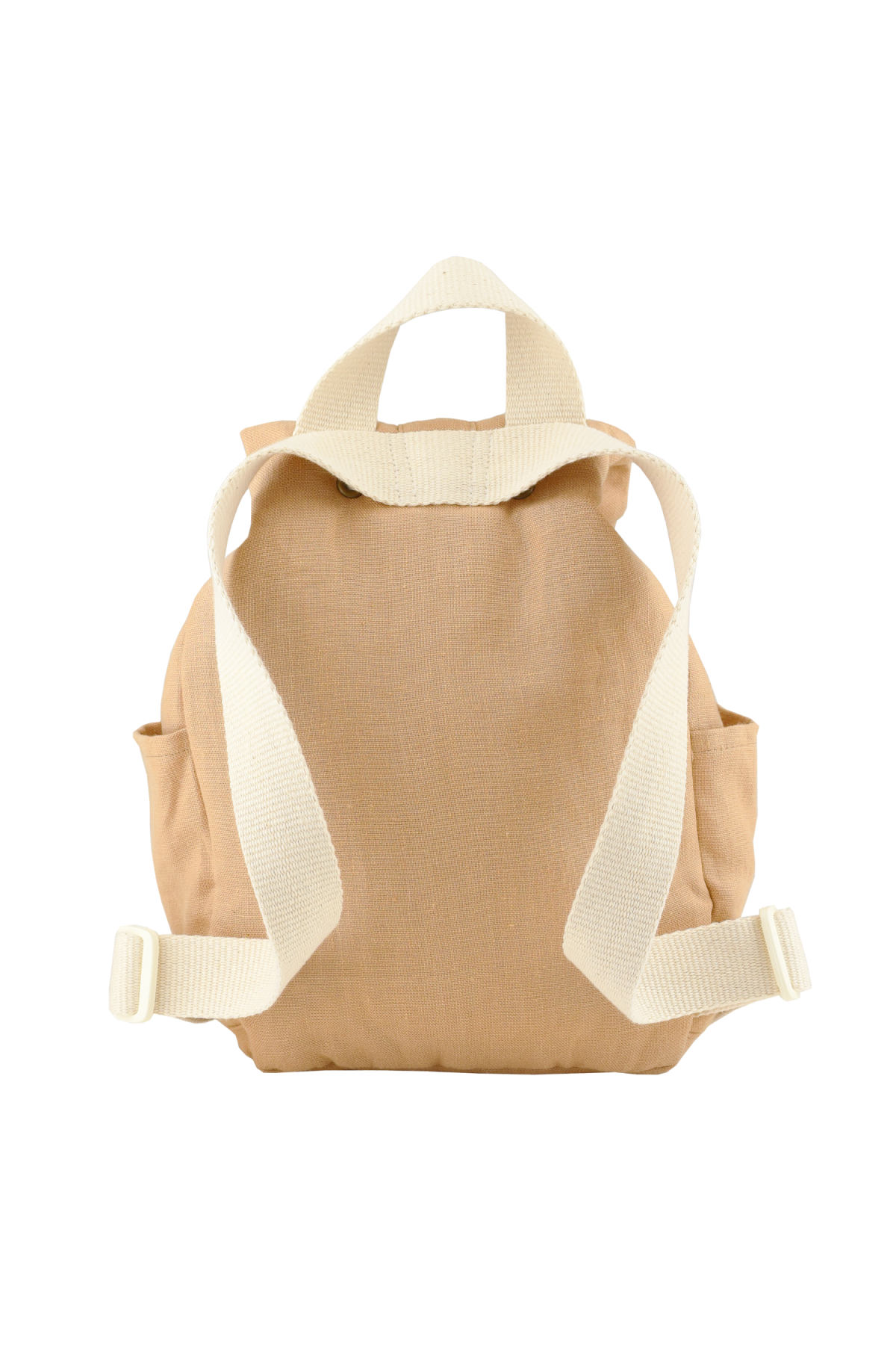 mochila de bebé de lino personalizable con asas ajustables