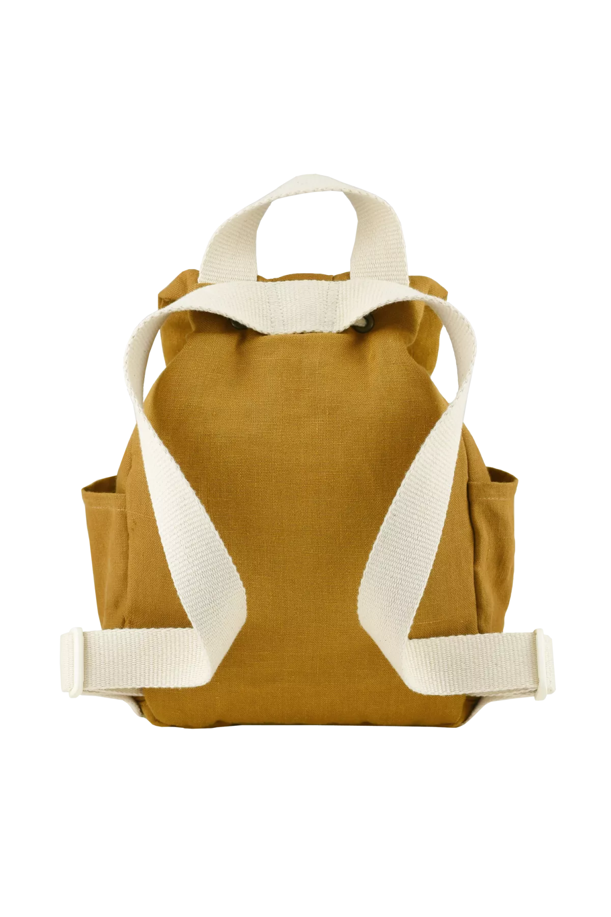 mochila de bebé de lino personalizable con asas ajustables