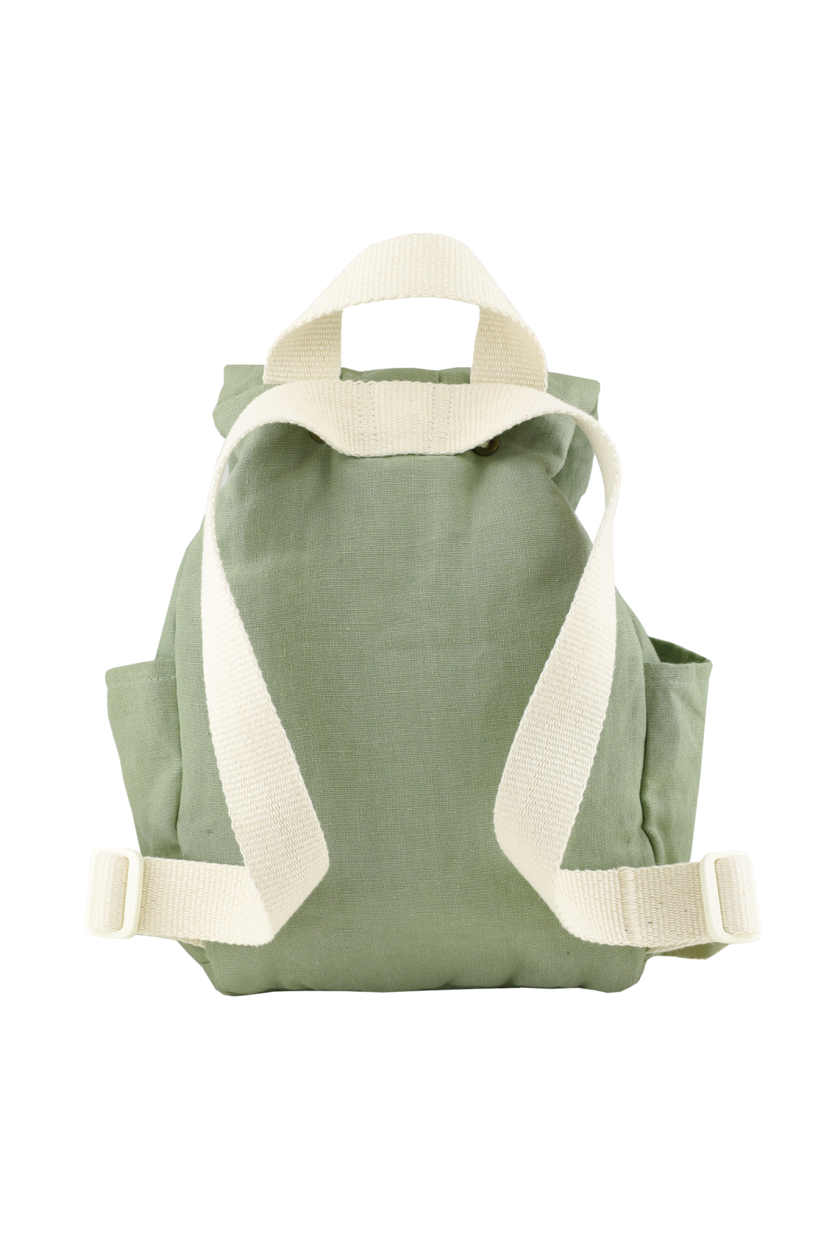 mochila de bebé de lino personalizable con asas ajustables