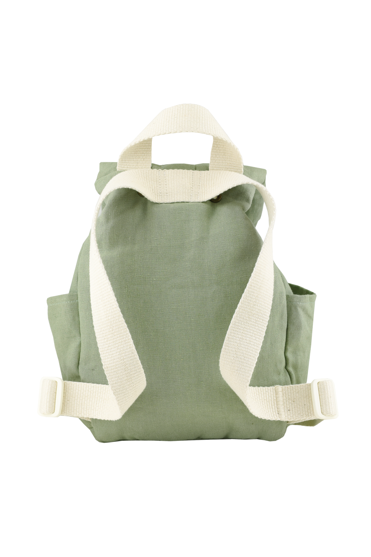 sac à dos bébé en lin personnalisable avec anses ajustables