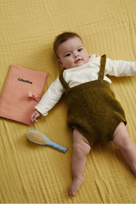 protège carnet de santé en lin personnalisé - idée cadeau de naissance personnalisée