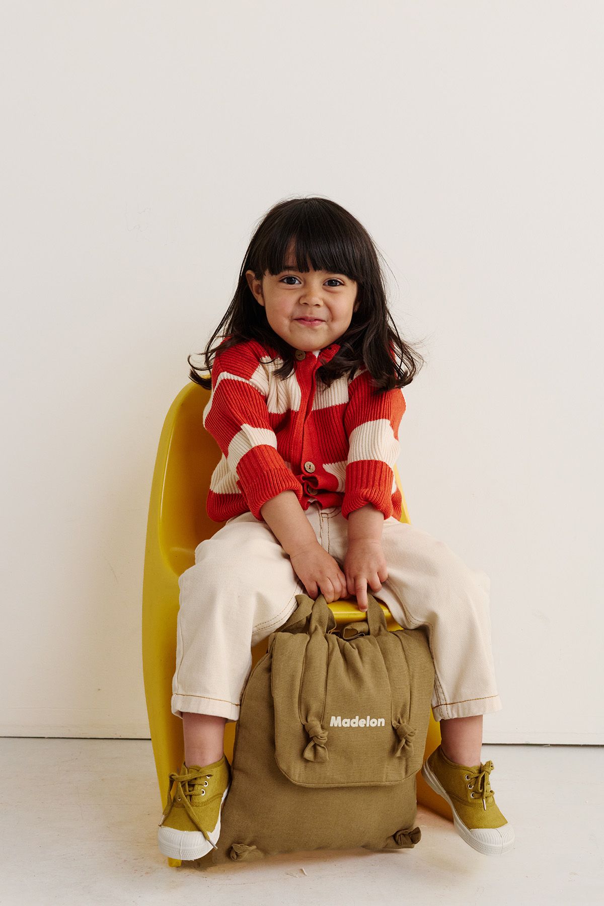 sac à dos bébé en lin personnalisable cadeau naissance crèche école maternelle