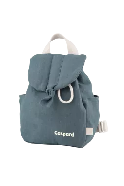 sac à dos bébé en lin personnalisable avec anses ajustables