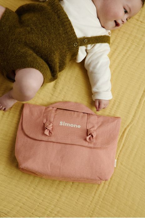 neceser de lino para bebé personalizable