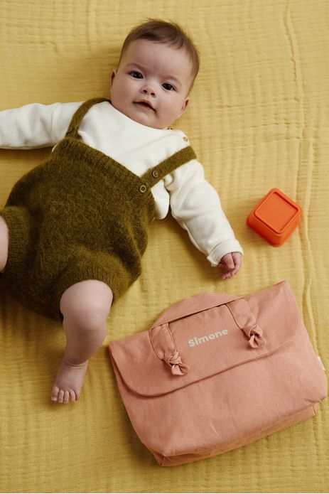 neceser de lino para bebé personalizable