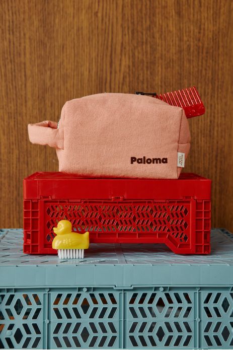 pequeño neceser de lino personalizable para niño adulto