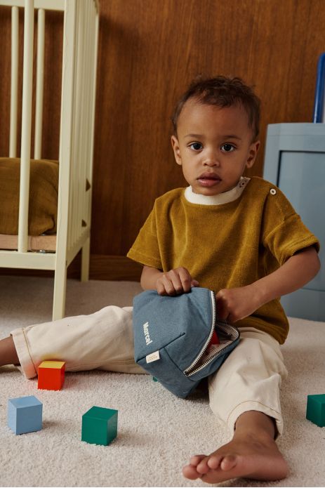 pequeña bolsa de aseo de lino personalizable para niño adulto