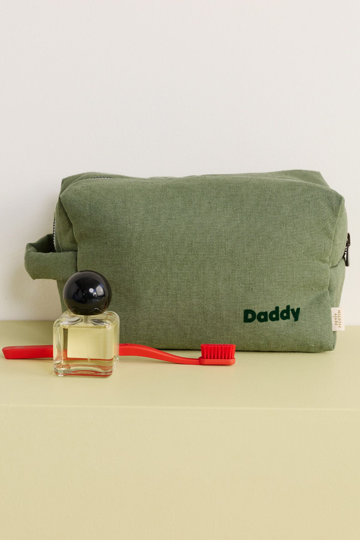 gran neceser con bolsillos interiores en lino personalizable niño adulto