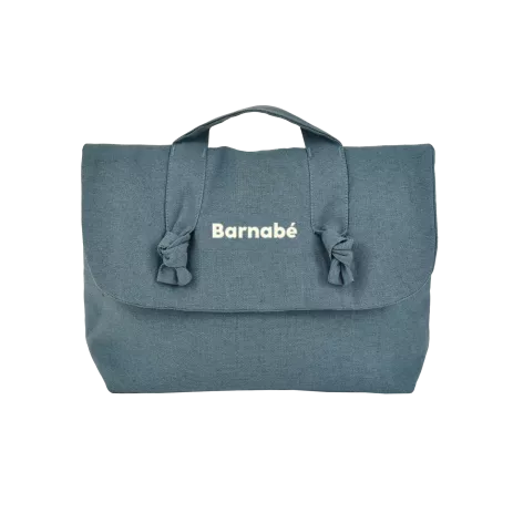 neceser de lino personalizable para bebé