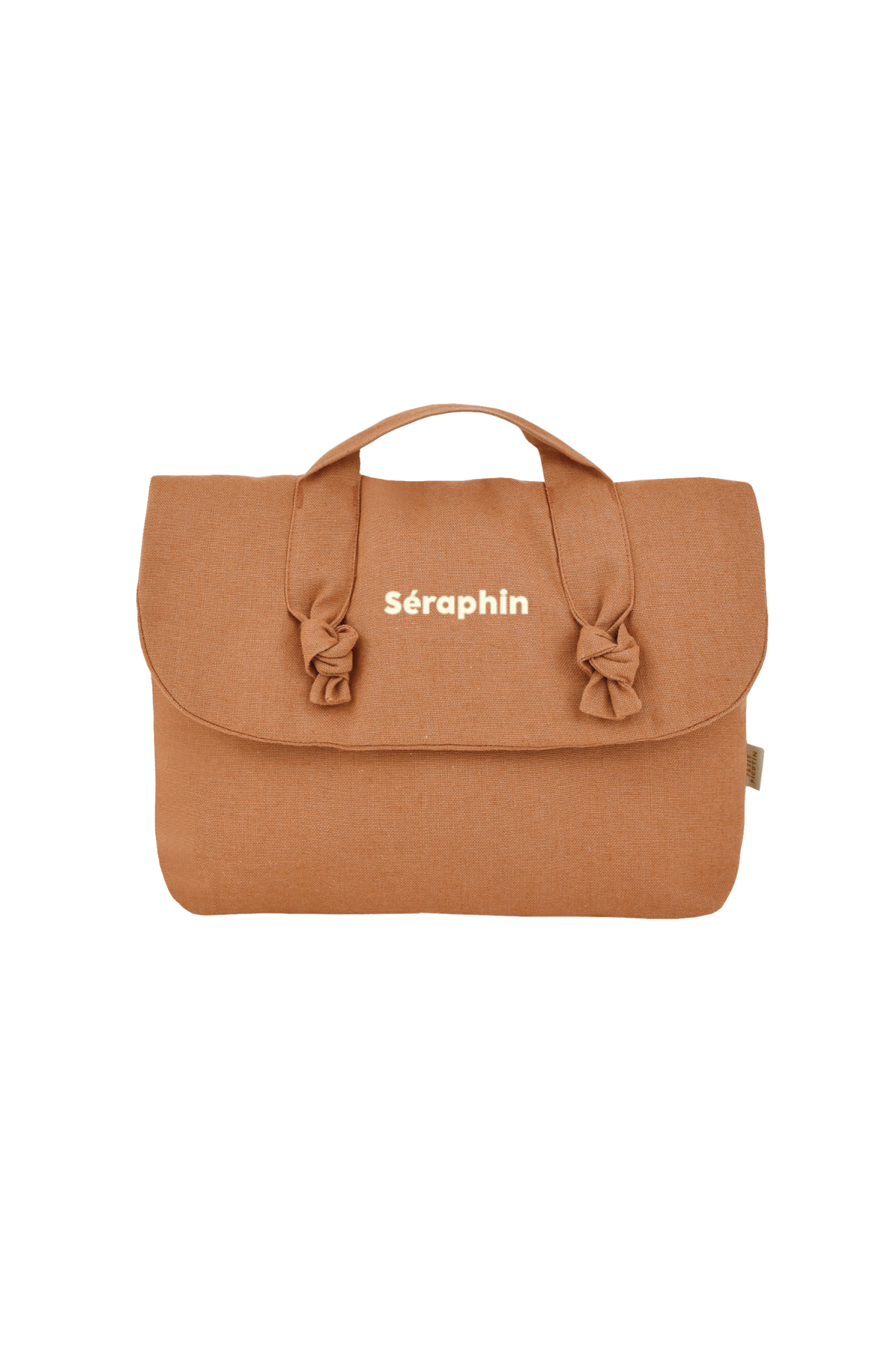 personalizable linen toiletry bag for baby