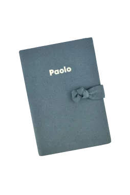 protège carnet de santé en lin personnalisé - idée cadeau de naissance personnalisée